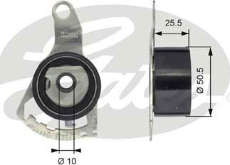 Gates T43056 - Spannrolle, Zahnriemen alexcarstop-ersatzteile.com