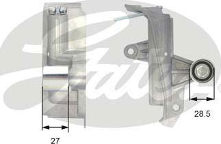 Gates T43028 - Schwingungsdämpfer, Zahnriemen alexcarstop-ersatzteile.com