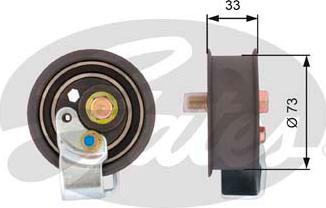 Gates T43123 - Spannrolle, Zahnriemen alexcarstop-ersatzteile.com