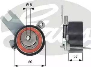 Gates T43172 - Spannrolle, Zahnriemen alexcarstop-ersatzteile.com