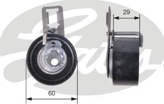 Gates T43230 - Spannrolle, Zahnriemen alexcarstop-ersatzteile.com