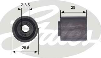 Gates T42045 - Umlenk / Führungsrolle, Zahnriemen alexcarstop-ersatzteile.com