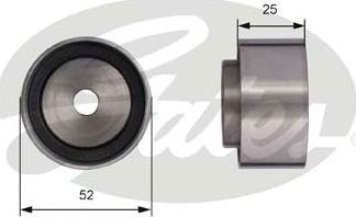 Gates T42005 - Umlenk / Führungsrolle, Zahnriemen alexcarstop-ersatzteile.com