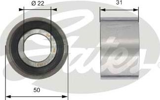 Gates T42087 - Umlenk / Führungsrolle, Zahnriemen alexcarstop-ersatzteile.com