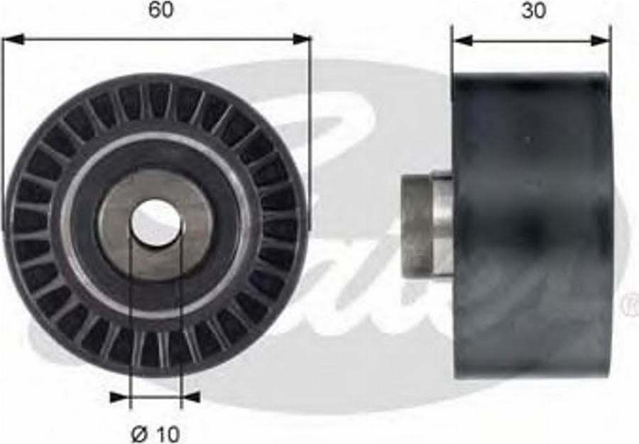 Gates T42161 - Umlenk / Führungsrolle, Zahnriemen alexcarstop-ersatzteile.com