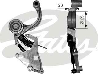 Gates T38404 - Riemenspanner, Keilrippenriemen alexcarstop-ersatzteile.com