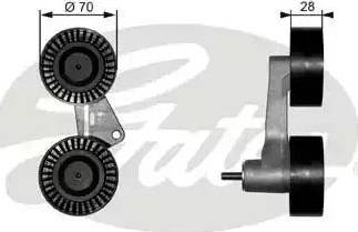 Gates T38063 - Riemenspanner, Keilrippenriemen alexcarstop-ersatzteile.com