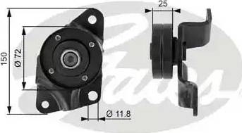 Gates T38086 - Umlenk / Führungsrolle, Keilrippenriemen alexcarstop-ersatzteile.com