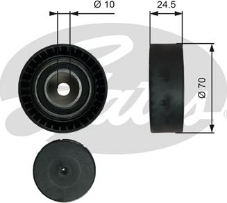 Gates T38071 - Umlenk / Führungsrolle, Keilrippenriemen alexcarstop-ersatzteile.com