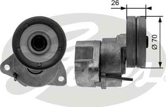 Gates T38154 - Riemenspanner, Keilrippenriemen alexcarstop-ersatzteile.com