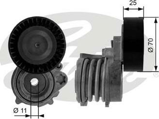 Gates T38384 - Riemenspanner, Keilrippenriemen alexcarstop-ersatzteile.com