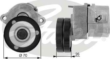 Gates T38213 - Riemenspanner, Keilrippenriemen alexcarstop-ersatzteile.com