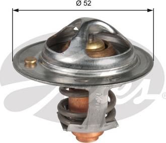 Gates TH48682G1 - Thermostat, Kühlmittel alexcarstop-ersatzteile.com