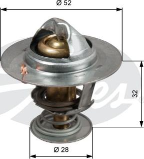 Gates TH50292G1 - Thermostat, Kühlmittel alexcarstop-ersatzteile.com