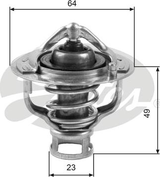 Gates TH04082 - Thermostat, Kühlmittel alexcarstop-ersatzteile.com