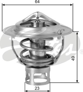 Gates TH04077 - Thermostat, Kühlmittel alexcarstop-ersatzteile.com