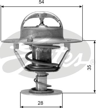 Gates TH04277 - Thermostat, Kühlmittel alexcarstop-ersatzteile.com