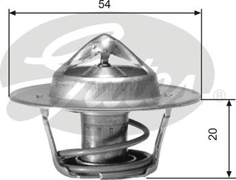 Gates TH00171G1 - Thermostat, Kühlmittel alexcarstop-ersatzteile.com