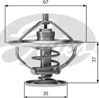 Gates TH01682G1 - Thermostat, Kühlmittel alexcarstop-ersatzteile.com