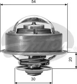 Gates TH03782G1 - Thermostat, Kühlmittel alexcarstop-ersatzteile.com