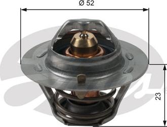 Gates TH14088G1 - Thermostat, Kühlmittel alexcarstop-ersatzteile.com