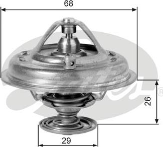 Gates TH10078G1 - Thermostat, Kühlmittel alexcarstop-ersatzteile.com