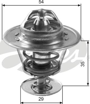 Gates TH11088G1 - Thermostat, Kühlmittel alexcarstop-ersatzteile.com