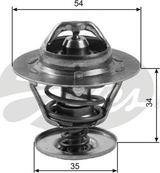 Gates TH11383G1 - Thermostat, Kühlmittel alexcarstop-ersatzteile.com