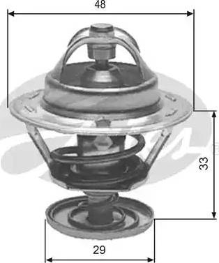 Gates TH12182 - Thermostat, Kühlmittel alexcarstop-ersatzteile.com