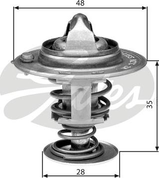 Gates TH30082G1 - Thermostat, Kühlmittel alexcarstop-ersatzteile.com