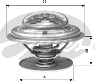 Gates TH32882G1 - Thermostat, Kühlmittel alexcarstop-ersatzteile.com