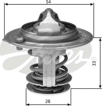 Gates TH29888G1 - Thermostat, Kühlmittel alexcarstop-ersatzteile.com