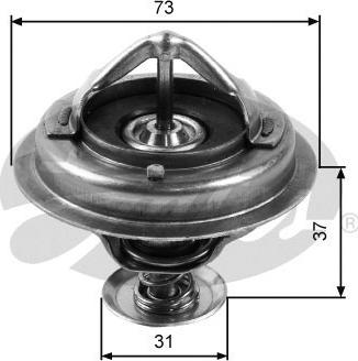 Gates TH24588G1 - Thermostat, Kühlmittel alexcarstop-ersatzteile.com