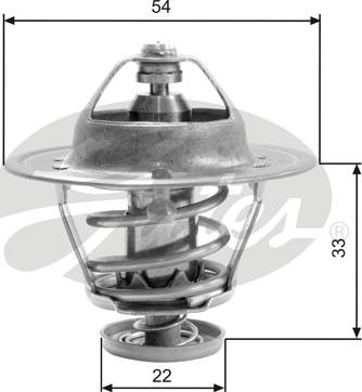 Gates TH22682G1 - Thermostat, Kühlmittel alexcarstop-ersatzteile.com