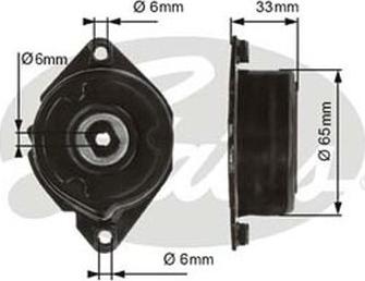 GATES-AU 39013 - Riemenspanner, Keilrippenriemen alexcarstop-ersatzteile.com