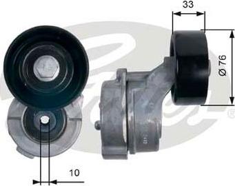 GATES-AU 39134 - Riemenspanner, Keilrippenriemen alexcarstop-ersatzteile.com