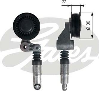 GATES-AU 39236 - Riemenspanner, Keilrippenriemen alexcarstop-ersatzteile.com