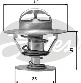 GATES-AU TH00682G1 - Thermostat, Kühlmittel alexcarstop-ersatzteile.com