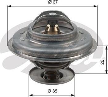 GATES-AU TH11687G1 - Thermostat, Kühlmittel alexcarstop-ersatzteile.com