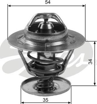 GATES-AU TH11383G1 - Thermostat, Kühlmittel alexcarstop-ersatzteile.com