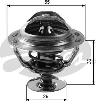 GATES-AU TH12283G2 - Thermostat, Kühlmittel alexcarstop-ersatzteile.com