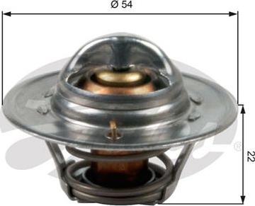 GATES-AU TH12782G1 - Thermostat, Kühlmittel alexcarstop-ersatzteile.com