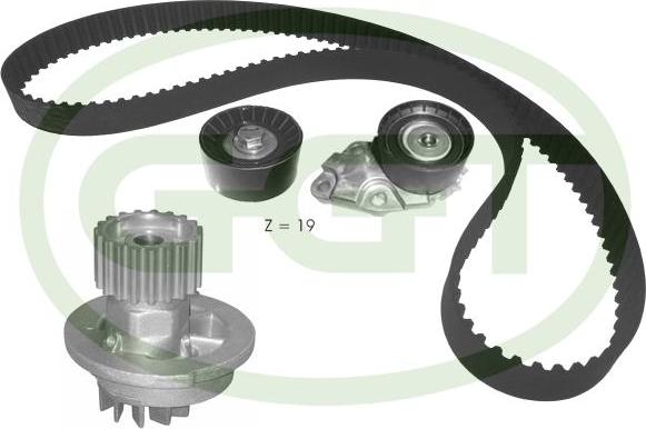GGT KPA20144 - Wasserpumpe + Zahnriemensatz alexcarstop-ersatzteile.com