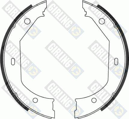 Girling 5186569 - Bremsbackensatz, Feststellbremse alexcarstop-ersatzteile.com