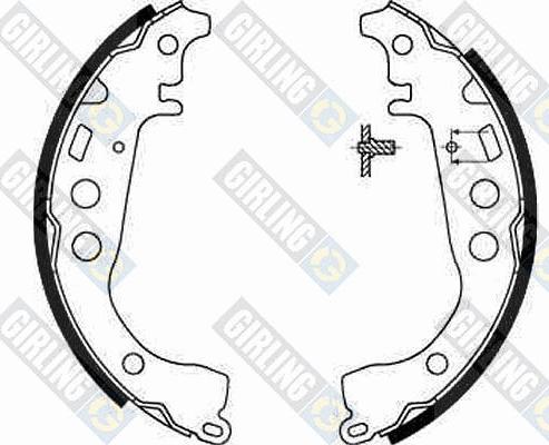 Girling 5186739 - Bremsbackensatz alexcarstop-ersatzteile.com