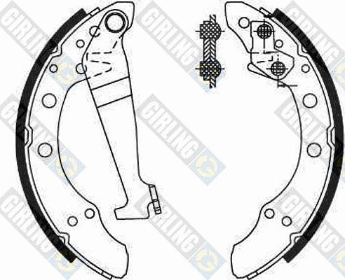 Girling 5180929 - Bremsbackensatz alexcarstop-ersatzteile.com