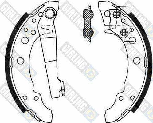 Girling 5181669 - Bremsbackensatz alexcarstop-ersatzteile.com