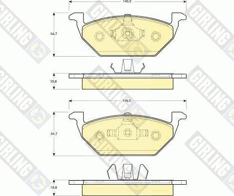 Girling 6411135 - Bremsensatz, Scheibenbremse alexcarstop-ersatzteile.com