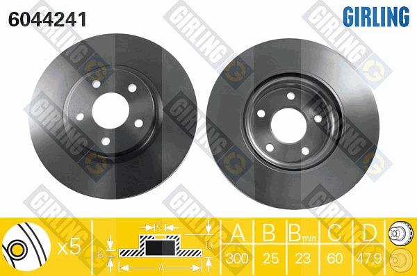 Girling 6411882 - Bremsensatz, Scheibenbremse alexcarstop-ersatzteile.com