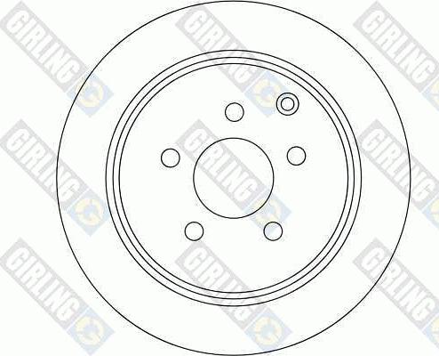 Girling 6043532 - Bremsscheibe alexcarstop-ersatzteile.com